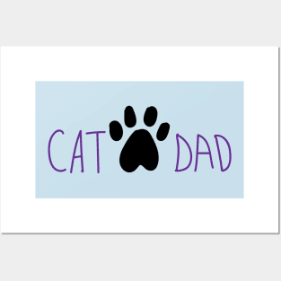 Cat Dad Posters and Art